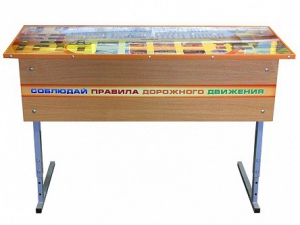 Комплект двухместного стола со стульями для детских автоклассов - fgospostavki.ru - Рязань