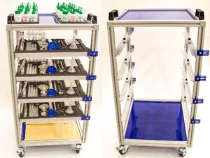 Мобильная стойка для хранения наборов ГИА по химии - fgospostavki.ru - Рязань