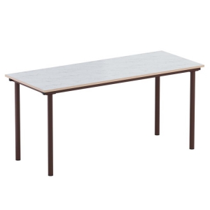 Стол обеденный 6-местный под скамейки на круглой трубе - fgospostavki.ru - Рязань