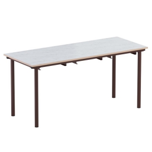 Стол обеденный 6-местный под табуретки на круглой трубе - fgospostavki.ru - Рязань