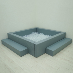 Сухой бассейн с шариками и RGB-подсветкой 140х140 см - fgospostavki.ru - Рязань