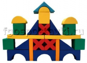 Мягкий модуль-конструктор "Терем" (23 элемента) - fgospostavki.ru - Рязань