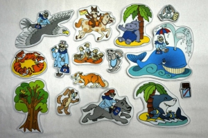 Дидактический набор навесных элементов «Сказка «Доктор Айболит» - fgospostavki.ru - Рязань