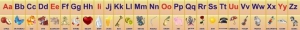 Стенд "Английский алфавит" Вариант 2 - fgospostavki.ru - Рязань