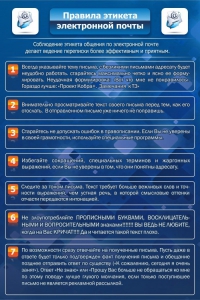 Стенд "Правила этикета электронной почты" - fgospostavki.ru - Рязань