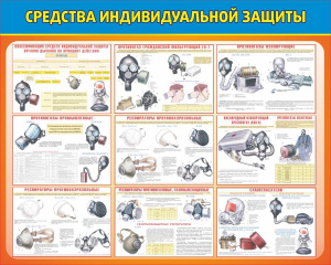 Стенд "Средства индивидуальной защиты" Вариант 2 - fgospostavki.ru - Рязань