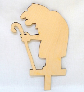 Персонаж для теневого театра "Баба Яга" - fgospostavki.ru - Рязань