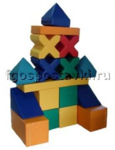 Мягкий модуль-конструктор "Замок" (17 элементов) - fgospostavki.ru - Рязань