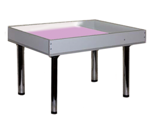 Световой столик для рисования песком напольный 80х60 сантиметров мультиколор с кармашком для песка - fgospostavki.ru - Рязань