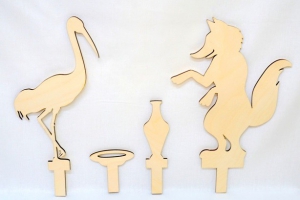 Теневой театр "Лиса и журавль" - fgospostavki.ru - Рязань