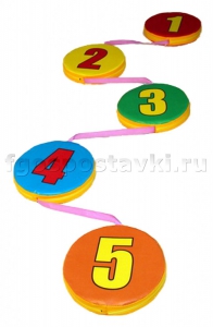 Дорожка "Змейка-шагайка-геометрическая" с цифрами - fgospostavki.ru - Рязань