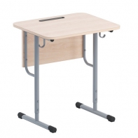 Стол одноместный ученический на круглой трубе - fgospostavki.ru - Рязань