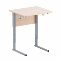 Стол ученический одноместный регулируемый (труба прямоугольная) - fgospostavki.ru - Рязань