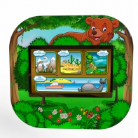 Профессиональный сенсорный настенный логопедический комплекс "Мишка" Logo 2 - fgospostavki.ru - Рязань