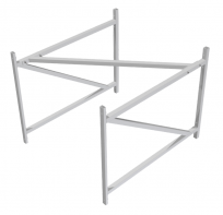 Ферма баскетбольная для щита из оргстекла (1,2х0,9 метра), вынос 1,2 метра - fgospostavki.ru - Рязань