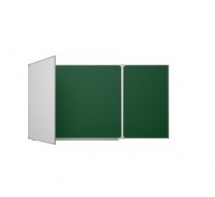 Доска аудиторная трехэлементная магнитная комбинированная полимерная (4000*1000) - fgospostavki.ru - Рязань