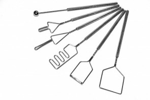 Постановочные зонды с толстыми ручками с накаткой. Комплект из 6 зондов - fgospostavki.ru - Рязань