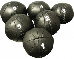 Медицинбол (5 кг) (натуральная кожа) - fgospostavki.ru - Рязань