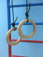 Кольца навесные для детского спортивного комплекса (диаметр 16 сантиметров, фанера) - fgospostavki.ru - Рязань