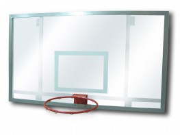 Щит баскетбольный игровой, поликарбонат (1800х1200 миллиметров) - fgospostavki.ru - Рязань