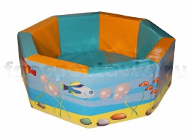 Сухой бассейн восьмигранный с шелкографией - fgospostavki.ru - Рязань