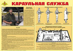 Плакат "Караульная служба" - fgospostavki.ru - Рязань