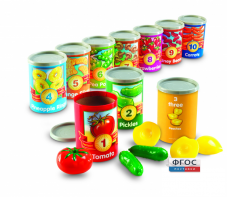 Набор для счета от 1 до 10 "Консервы" - fgospostavki.ru - Рязань