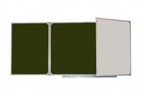 Доска аудиторная трехэлементная магнитная комбинированная эмалированная (3000*1000) - fgospostavki.ru - Рязань