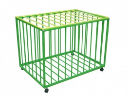 Контейнер для мячей на колесиках (разборный с крышкой) - fgospostavki.ru - Рязань