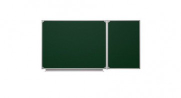 Меловая доска аудиторная двухэлементная магнитная зеленая полимерная (2250*1000) - fgospostavki.ru - Рязань