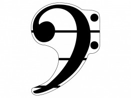 Набор магнитных карточек "Басовый ключ "фа" (3 штуки) - fgospostavki.ru - Рязань