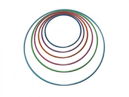 Обруч гимнастический стальной утяжеленный (1000 мм)  - fgospostavki.ru - Рязань