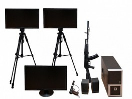 Учебно-тренировочный комплекс огневой подготовки "Стрелец-2/М" (мишень-монитор, массогабаритные макеты оружия АК и ПМ) - fgospostavki.ru - Рязань