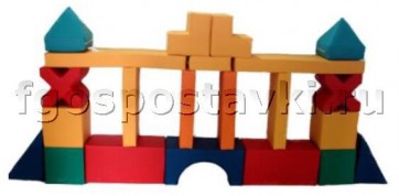 Мягкий модуль-конструктор "Архитектор" (22 элемента) - fgospostavki.ru - Рязань