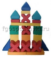 Мягкий модуль-конструктор "Башня" (21 элемент) - fgospostavki.ru - Рязань