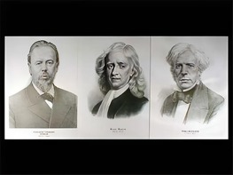 Стенд - портреты физиков (35 штук, формат А3) - fgospostavki.ru - Рязань