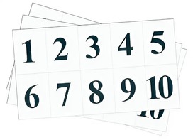 Набор цифр от 1 до 10 (для начальной школы) - fgospostavki.ru - Рязань
