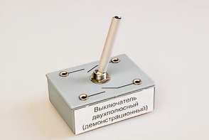 Выключатель двухполюсный (демонстрационный) - fgospostavki.ru - Рязань