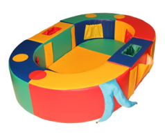 Манеж овальный 150х100х30 сантиметров - fgospostavki.ru - Рязань