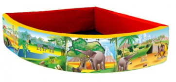 Бассейн угловой полукруглый с шелкографией - fgospostavki.ru - Рязань