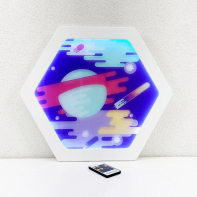 Декоративная тактильная панель с подсветкой - «Сатурн» - fgospostavki.ru - Рязань