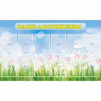 Стенд "Наши достижения" с 12 карманами - fgospostavki.ru - Рязань