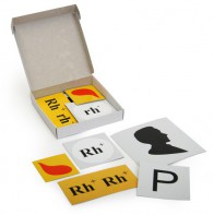 Модель-аппликация "Наследование резус-фактора" (набор из 19 карт) - fgospostavki.ru - Рязань