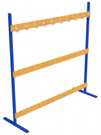 Стеллаж для лыж на 10 пар лыж - fgospostavki.ru - Рязань