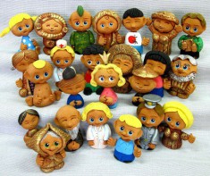 Набор глиняных человечков для сказкотерапии и песочной терапии - fgospostavki.ru - Рязань