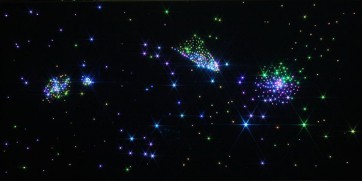 Настенный фиброоптический ковер "Млечный путь" 200х100, 450 точек - fgospostavki.ru - Рязань