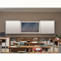 «Фибоначчи» - Интерактивная раздвижная доска с магнитно-маркерной поверхностью - fgospostavki.ru - Рязань