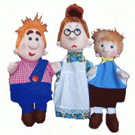 Набор перчаточных кукол "Карлсон, который живет на крыше" - fgospostavki.ru - Рязань