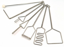 Комплект "Постановочные зонды с витыми ручками шариковый зонд на тонкой ручке" (7 штук) - fgospostavki.ru - Рязань