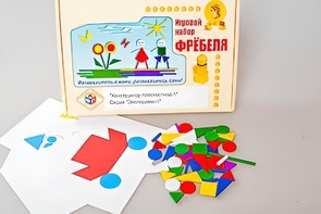 Игровой набор Фребеля "Конструктор плоскостной-1" (Серия "Эксперимент") - fgospostavki.ru - Рязань